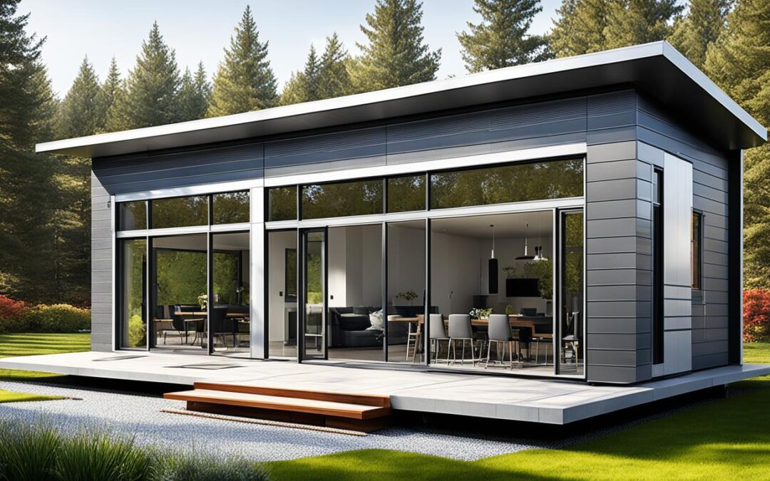 Arquitetura de casas modulares de alto padrão