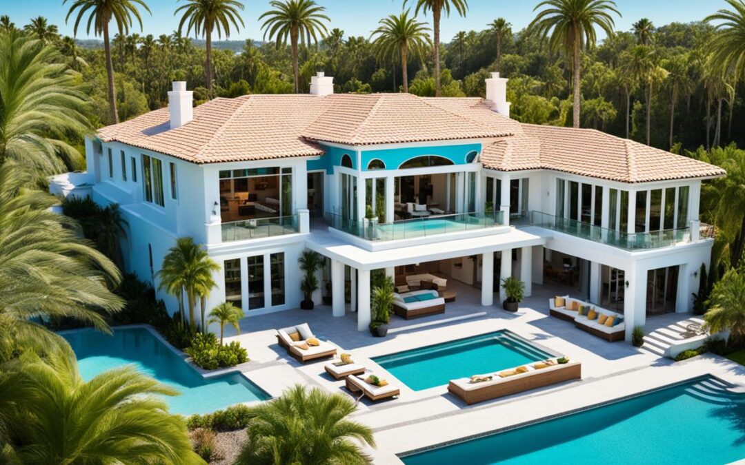 Arquitetura de casas com conceito de resort