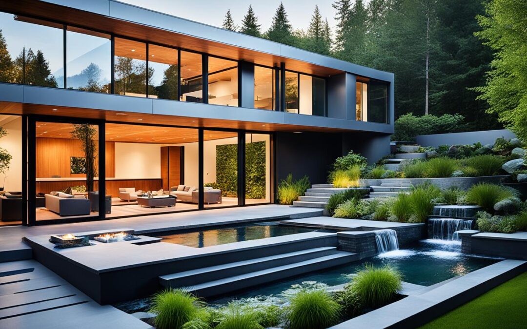 Arquitetura de casas com conceito de spa