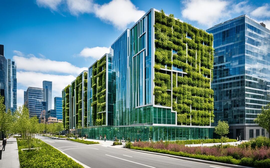 Casas com jardins verticais