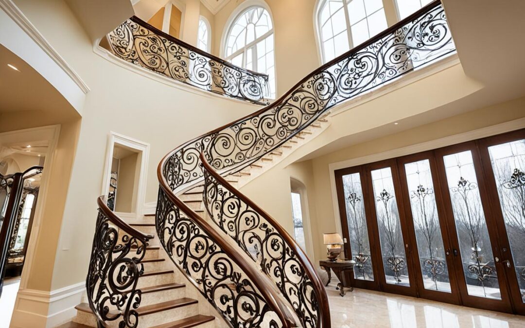 Design de escadas em residências de alto padrão
