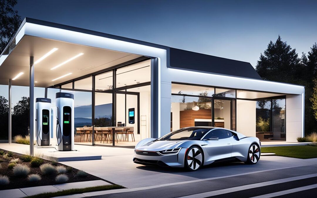 Projetos arquitetônicos de casas com estação de recarga para veículos elétricos