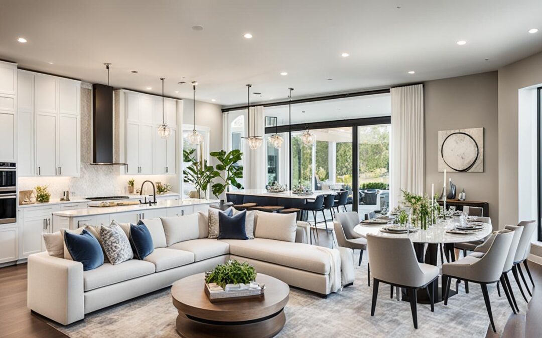 Integração de ambientes em residências de luxo