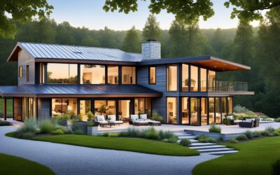Projetos arquitetônicos de casas de campo modernas